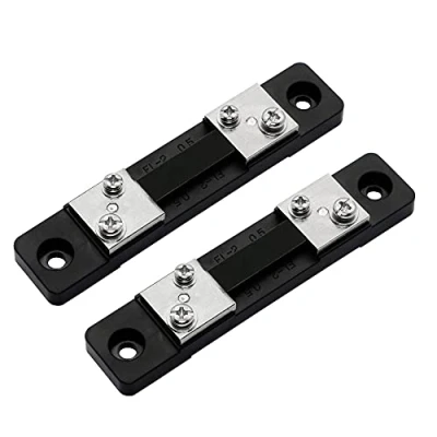 Imagen de RIIEYOCA 50A 75MV DC Current Shunt Resistor para medidor de Panel amperios(2 Pcs)