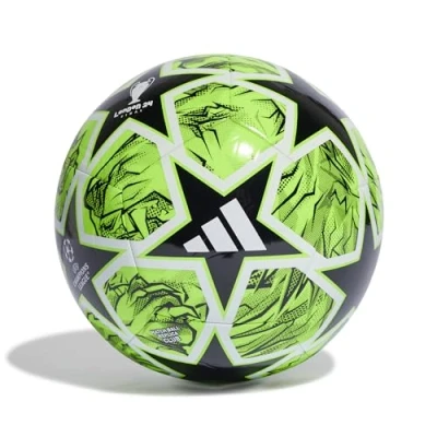 Imagen de adidas UCL CLB TMSOGR/Balón de fútbol/Negro/Blanco (Cosido a máquina) para Unisex, Talla 5