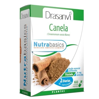 Imagen de Drasanvi Canela 60 Capsulas Nutrabasicos 0