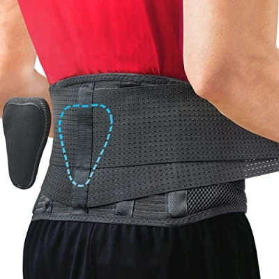 Imagen de Faja Lumbar SPARTHOS Cinturón de soporte corrector postura ayuda a aliviar el dolor espalda, problemas citica, escoliosis, hernias discales o enfermedades degenerativas en los discos