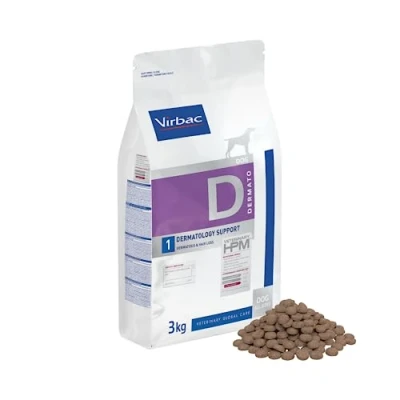 Imagen de VIRBAC HPM Canine Dermatology Support D1 3KG