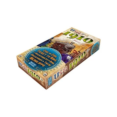 Imagen de Days of Wonder ¡Aventureros al Tren! USA 1910 Expansión con Nuevas Rutas y Estrategias a Partir De 8 Años 2 5 Jugadores 30 60 Minutos por Partida Multilenguaje (Incluye Español)