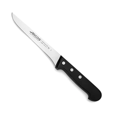 Imagen de Arcos Serie Universal Cuchillo Deshuesador Hoja de Acero Inoxidable Nitrum 160 mm Mango Polioximetileno (Pom) Color Negro