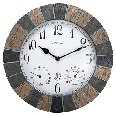 Imagen de NeXtime 4311 Aster Reloj de Pared, Verde, 26 cm