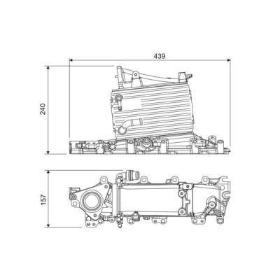 Imagen de VALEO 818684 Intercooler sin válvula EGR AUDI: A4 B8 Berlina, Avant, A5 B9 Sportback