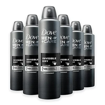 Imagen de DOVE Spray para hombre Invisible Dry de 250 ml