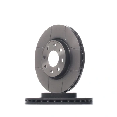 Imagen de BREMBO 09.5843.77 Disco de freno 257 22 4 ranurado, ventilación interna revestido con tornillos OPEL: Corsa D Hatchback, E Adam