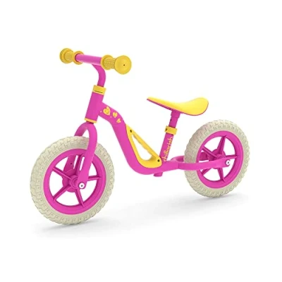 Imagen de Chillafish Charlie Bicicleta Equilibrio Ligera Asa de Transporte, Asiento y Manillar Ajustable. Ruedas 10 Pulgadas a Prueba Pinchazos Moldeado Medida. para Niños 18 48 Meses, Azul