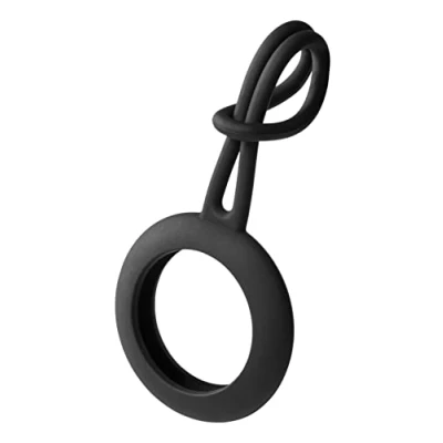 Imagen de Deltaco Silicona Apple AirTag Funda Negro