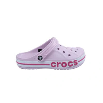 Imagen de Crocs Zuecos Bayaband para Mujer Y Hombre. Cómodos, Divertidos, Transpirables, Resistentes Fáciles De Limpiar. 46 47 EU Ballerina Pink/Candy Pink
