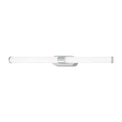 Imagen de BRILONER luminaria LED para espejos de baño, lámpara pared, IP44, color luz blanco neutro, 9W, cromo mate, 60 cm