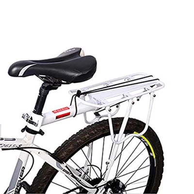 Imagen de Enkrio, Estante de Carga Trasero Ajustable para Bicicleta, Soporte Equipo, portabicicletas, Accesorios tija Asiento, Capacidad 100 Libras