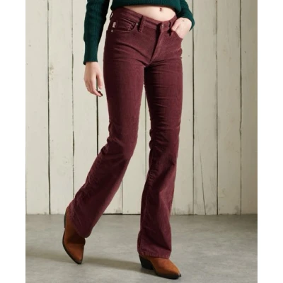 Imagen de Pantalón vaqueros slim de pana tiro medio Superdry