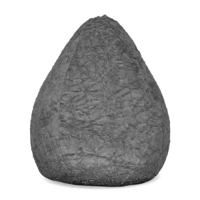 Imagen de Lumaland Beanbag PUF otomano Niño Peluche XL Comfortline 120 lt Funda y Costuras reforzadas. Gris