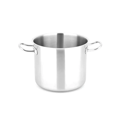 Imagen de METRO Professional Olla para sopa, acero inoxidable, Ø 20 cm, 5 L, altura: 17.5 inducción, sin tapa