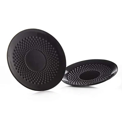 Imagen de Lumaland Juego de Platos Postre 2 Piezas Hierro Fundido Servir en diseño Tetsubin Ø15 cm, Recubrimiento esmaltado Ideal para entrantes, postres y Tartas