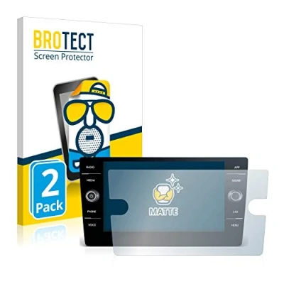 Imagen de BROTECT Protector Pantalla Anti Reflejos para Volkswagen Golf GTI 2017 Discover Media 8&quot; 2019 (2 Unidades) Película Mate Huellas