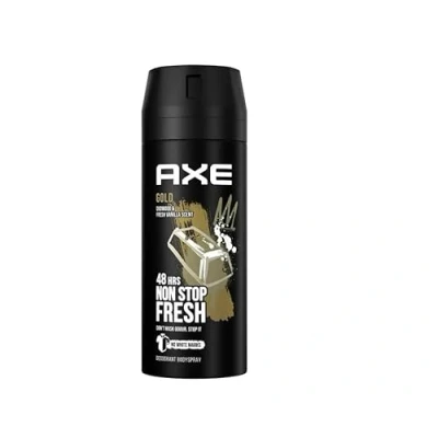 Imagen de Axe Gold Oud Wood &amp; Fresh Vanilla Scent Desodorante en spray (3 unidades, 150 ml)