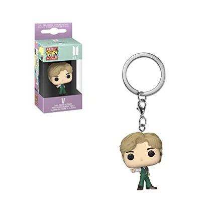Imagen de Funko Pop! Keychain: BTS Dynamite V Minifigura de Vinilo Coleccionable Llavero Original Relleno Calcetines Idea Regalo Mercancia Oficial Music Fans