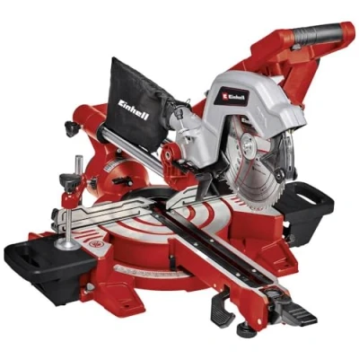Imagen de Einhell Ingletadora TE SM 1800 W Diámetro de la hoja sierra 250 mm Ancho corte 310 Cabezal giratorio arranque suave Luz LED láser