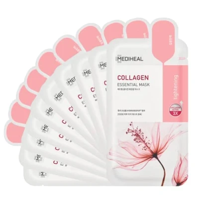 Imagen de Mediheal Official Best Korean Sheet Mask Collagen Essential Face 10 Sheets Lifting and Firming For All Skin Types Value Sets