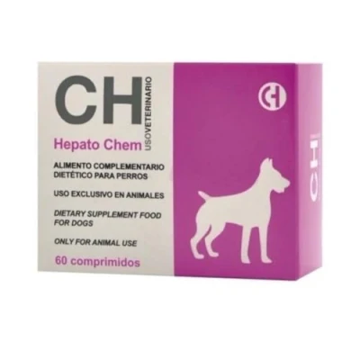 Imagen de Hepato Chem para Perros con insuficiencia hepática 60 Comprimidos