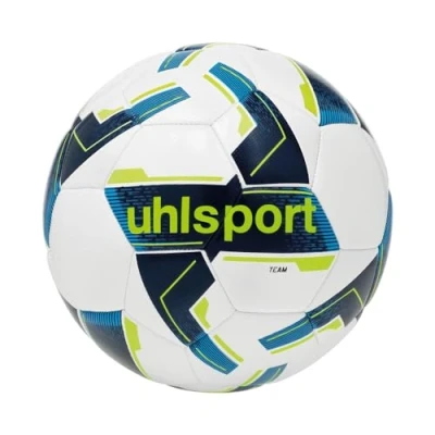 Imagen de uhlsport Team Balón, Unisex Adulto, Blanco/Azul Marino/amaril (Multicolor), 4