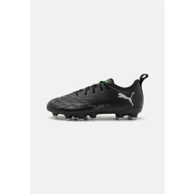 Imagen de Puma Future 8 PLAY FG/AG JR Unisex Botas de fútbol con tacos para niños, Talla: 37.5, Black/silver/fluo green Zapatos