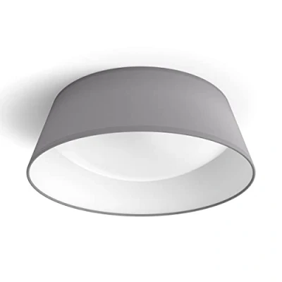 Imagen de Philips Plafón DAWN, lámpara LED de techo funcional, color gris, luz blanca, 30K 14W