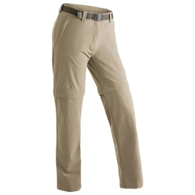 Imagen de Maier Sports Mujer Nata 2 Pantalones de Senderismo Bermuda Zipp Off, Primavera/Verano, Mujer, Color Coriander, tamaño 48