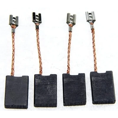 Imagen de 4 piezas 1617014126 Carbon Brush Set Suitable for Bosch Power Tools Electric Motor Brushes GBH10 GSH10 S81 GSH10C GSH11E