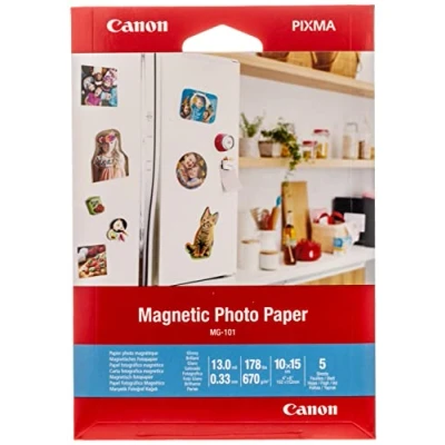 Imagen de Canon 3634C002 Papel fotográfico (Blanco, A4, 5 hojas, PIXMA iP110 wb E204 G2501 MG2550S MG6650)