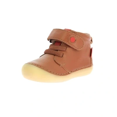 Imagen de Kickers Sonizikro Zapatos de bebé para niños, Talla: 20, Camel