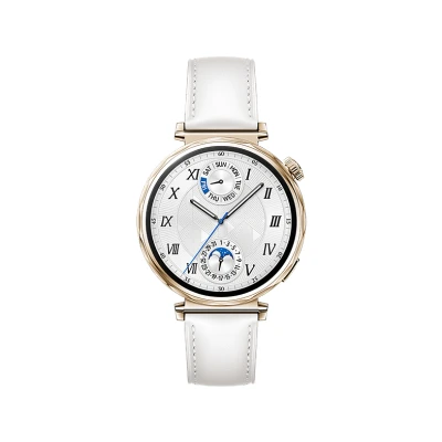Imagen de Huawei Watch GT 5 41mm Oro (Correa De Cuero Blanca)