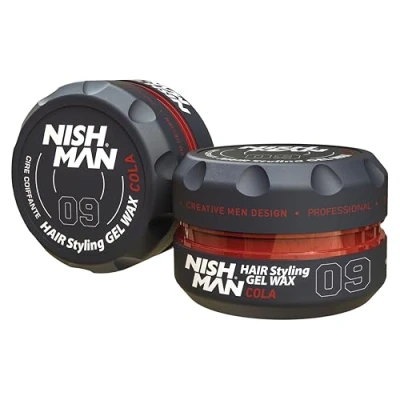 Imagen de Nishman 09 cera para peinado de cabello, aroma a COLA 150 ml