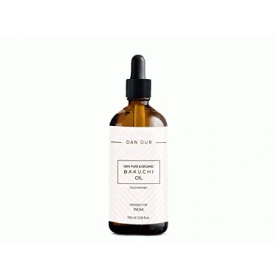 Imagen de Dan Dur Aceite de Bakuchiol para el cuidado la piel, antienvejecimiento, antiarrugas, 100% puro y orgánico, prensado en frío (100ml)