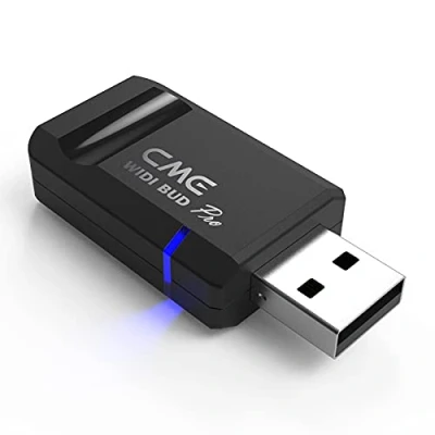Imagen de CME WIDI Bud Pro Interfaz Bluetooth MIDI para iOS, macOS, Windows, Android, ChromeOS, Linux Conectar, emparejar y usar Sin controladores inalámbrico de latencia ultrabaja 3ms