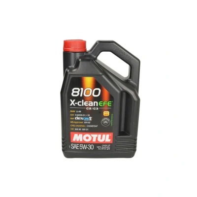 Imagen de Motul 8100 X CLEAN EFE 5W 30 4L Aceite de motor 109171 BMW: 5 GT, 3 Compact, X5, TOYOTA: Land Cruiser Prado 120, Yaris II Hatchback