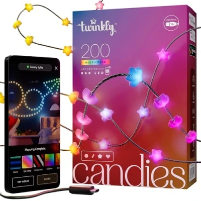 Imagen de TWINKLY STRINGS 200 STAR RGB USB C