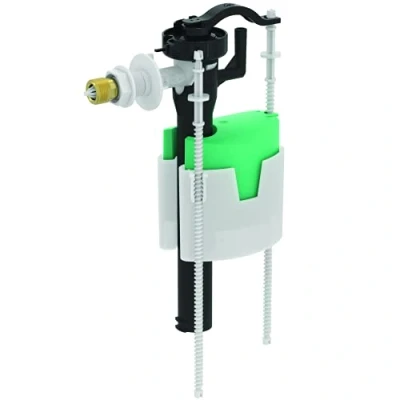 Imagen de Ideal Standard Grifo flotador Aquaflex con alimentación lateral universal, mecanismo para caza de agua, certificado NF RV19567