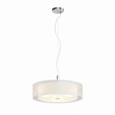 Imagen de Lindby Lámpara colgante textil Pikka de bombillas LED E27