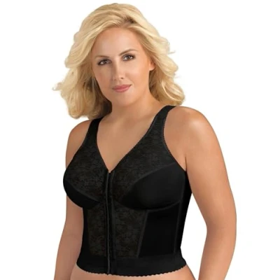 Imagen de Exquisite Form Original Longline Lace Posture Bra 5107565 Sujetador, Opaco, Negro, 120DD para Mujer
