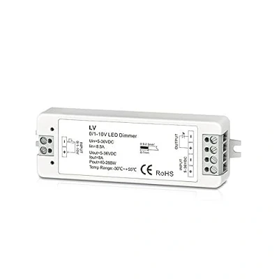 Imagen de 0/1 10V 1CH 8A Dimmable Switches Led Driver 1 Channel 0 Constant Voltage Dimmer Dimming Controller PWM 5 36V