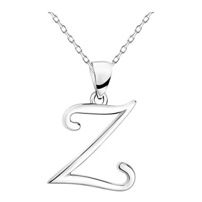 Imagen de Sofia Milani Collar para Mujeres en Plata de Ley 925 Colgante Z Carta 50356