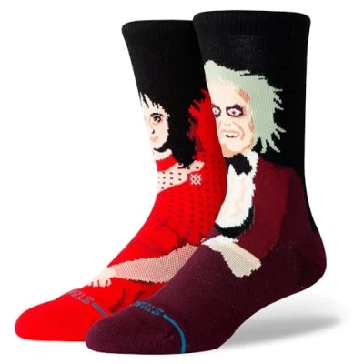 Imagen de Stance Dearly Beloved CREW Unisex Calcetines, Talla: 38 42, Maroon