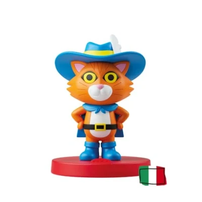 Imagen de FABA Personaggio Il Gatto con gli Stivali storie sonore, FFR14202 Personaje Italiano, Color el Gato Botas