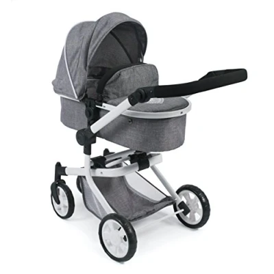 Imagen de bayer Chic 2000 Cochecito de muñecas Mika, Color Vaqueros Gris, 73 x 41 82 cm (595)