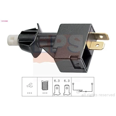 Imagen de EPS 1.810.060 Interruptor luces freno mecánico Made in Italy OE Equivalent