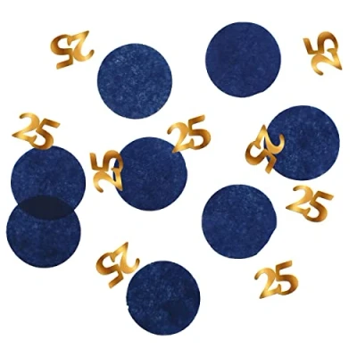 Imagen de Folat Confeti Elegant Verdadera azul años 25 gramos, color, Número (66325)