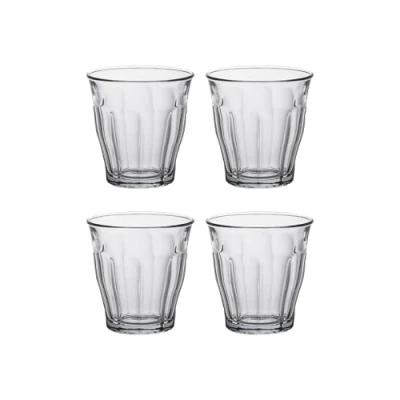 Imagen de Duralex 1024 AC04 Picardie Set de 4 Vasos Cristal (7 cm), Transparente, 7 cm,